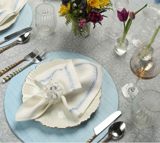 Provence Tablecloth in Periwinkle