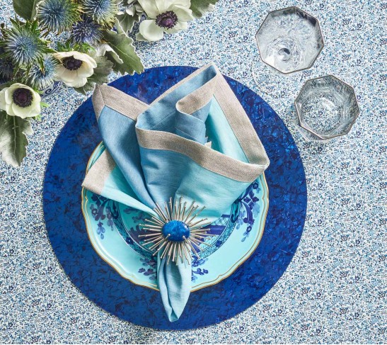 Oriente Italiano Dinner Plate, Iris, Set of 2
