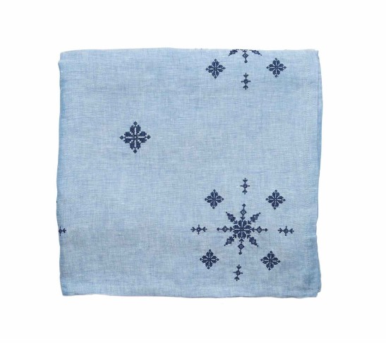 Fez Tablecloth in Periwinkle & Navy
