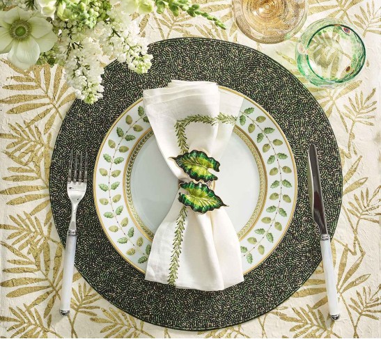 Mirage 5-Piece Place Setting in White & Silver