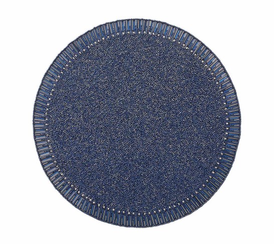 Bevel Placemat in Cobalt, Set of 4