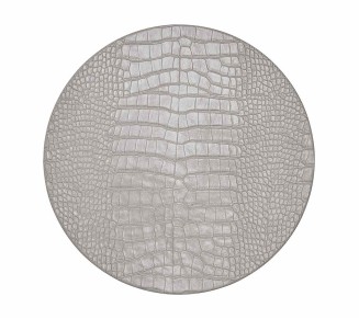 Croco Placemat in Gray, Set of 4