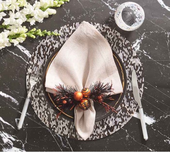 Deco Placemat in Multi, Set of 4
