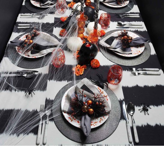 Halloween Napkin Ring in Multi, Set of 4