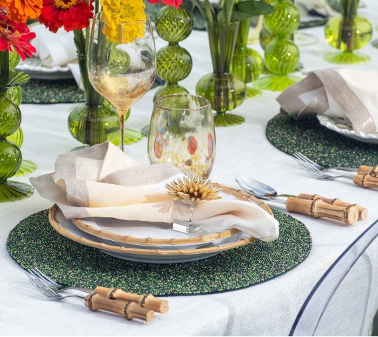 Stellar Napkin Ring in Gold, Set of 4