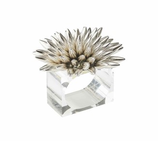 Stellar Napkin Ring in Silver, Set of 4