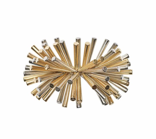 Fringe Napkin Ring in Gold & Silver, Set of 4