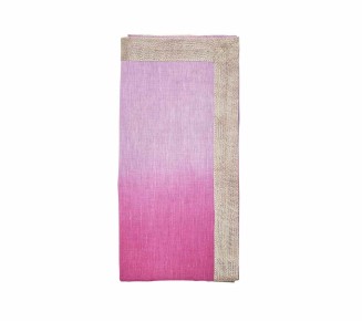 Dip Dye Napkin in Lilac & Plum, Set of 4