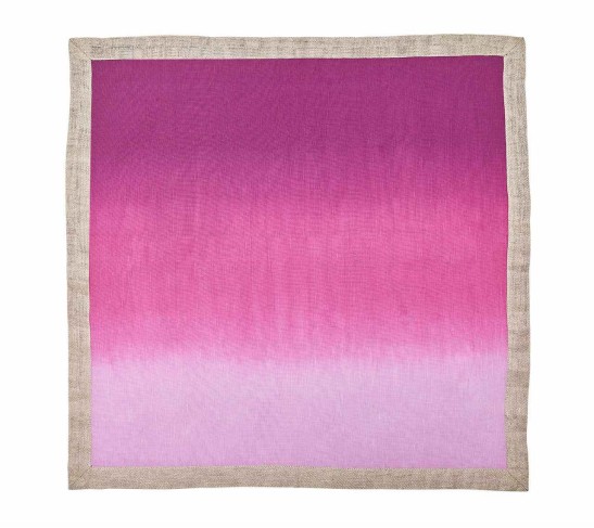 Dip Dye Napkin in Lilac & Plum, Set of 4