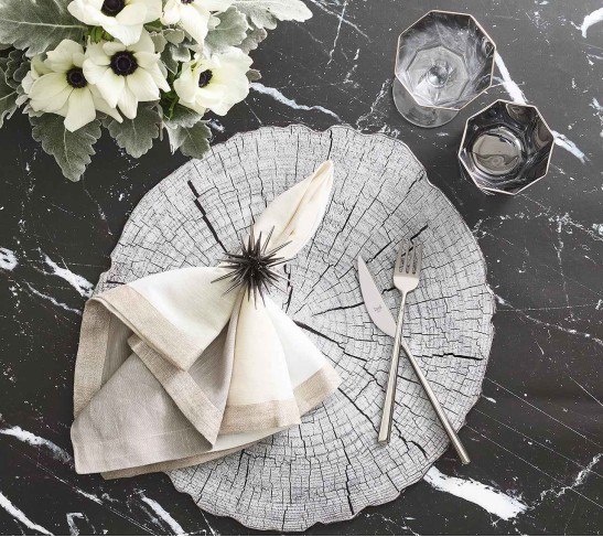 Pine Placemat in Gray, Set of 4