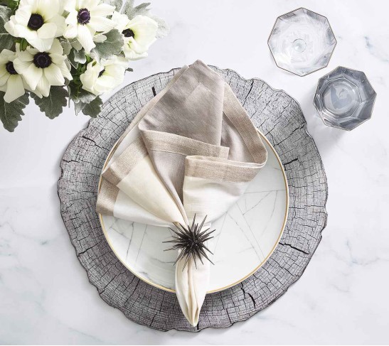 Pine Placemat in Gray, Set of 4