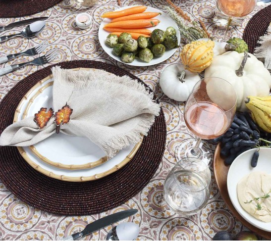 Spruce Placemat in Brown, Set of 4
