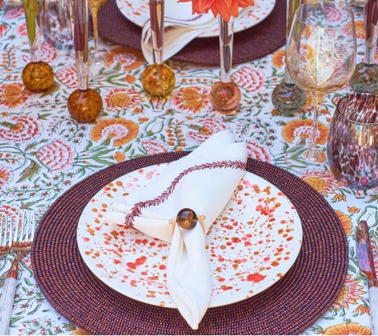 Spruce Placemat in Brown, Set of 4