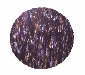 Marbled Placemat in Purple & Gold, Set of 4