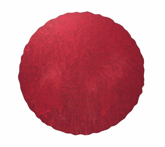 Lustre Placemat in Red, Set of 4