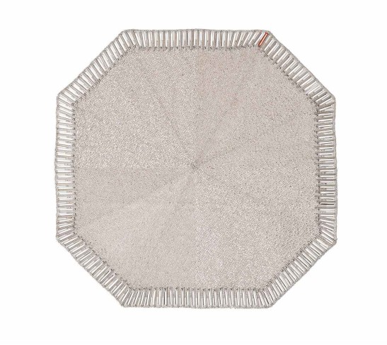Louxor Placemat in Silver & Crystal, Set of 2 in a Gift Box