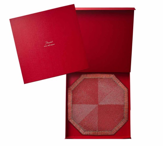 Louxor Placemat in Red, Set of 4