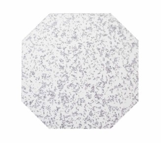 Shattered Placemat in Clear & Silver, Set of 4 in a Box