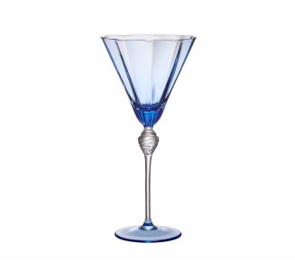 Daphne Wine Glass in Blue, Set of 4