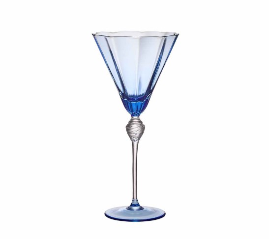 Daphne Wine Glass in Blue, Set of 4