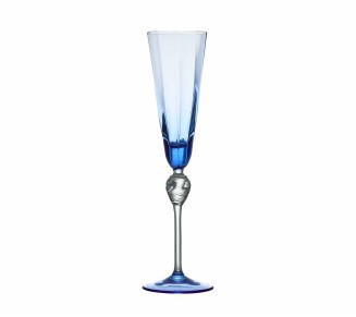 Daphne Flute in Blue, Set of 4