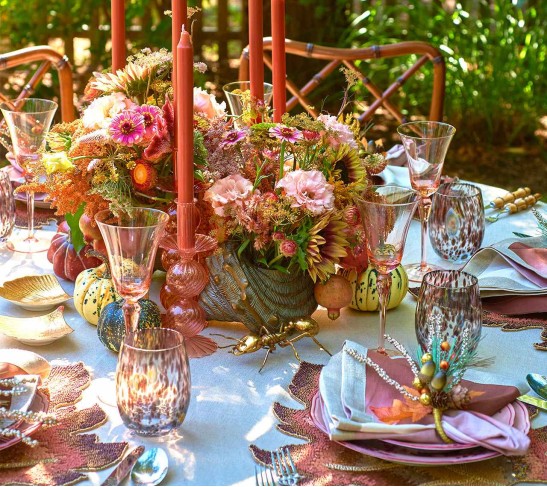 Ophelia Wine in Blush, Set of 4