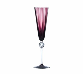 Daphne Flute in Amethyst, Set of 4