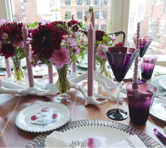 Daphne Tumbler in Amethyst, Set of 4