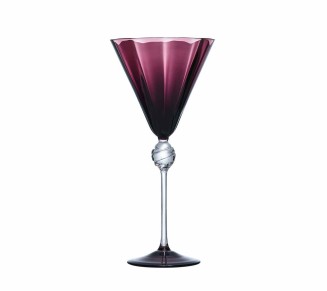 Daphne Wine Glass in Amethyst, Set of 4
