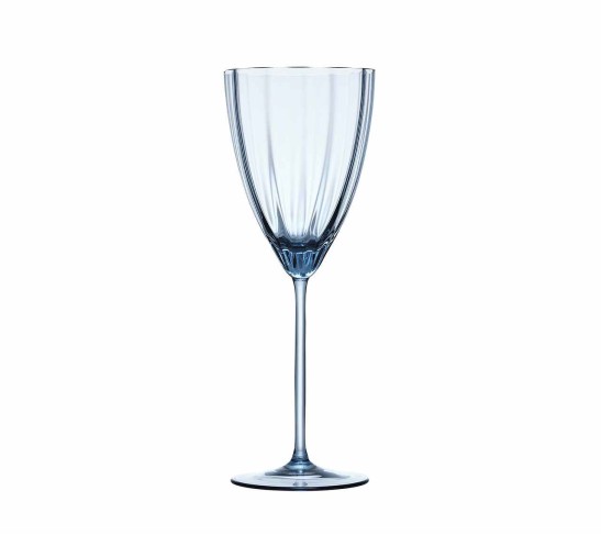 Luna Wine Glass in Sapphire, Set of 4