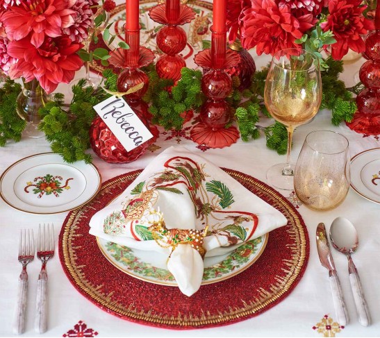 Wood Grain 5-Piece Place Setting in Gray & Silver