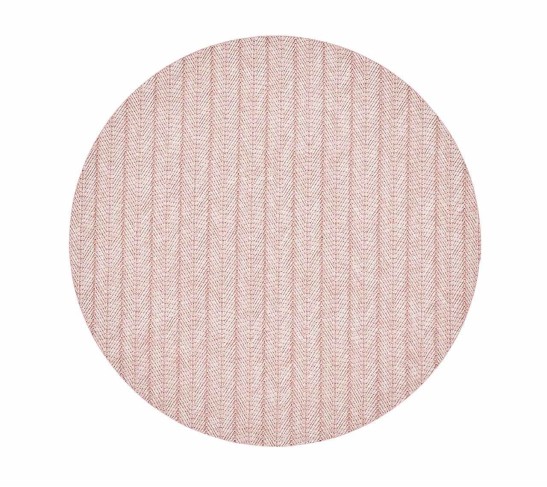 Herringbone Placemat in Blush, Set of 4