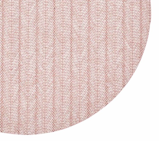 Herringbone Placemat in Blush, Set of 4