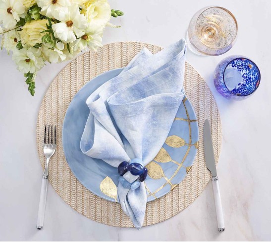 Herringbone Placemat in Natural, Set of 4