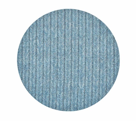 Herringbone Placemat in Indigo, Set of 4