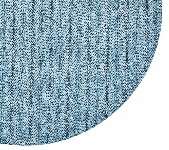 Herringbone Placemat in Indigo, Set of 4