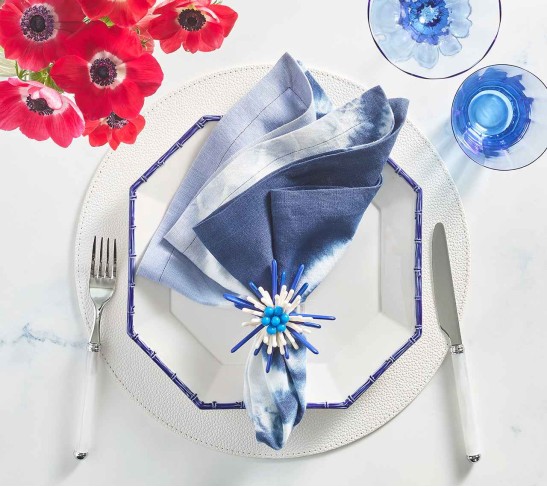 Pebble Placemat in White, Set of 4