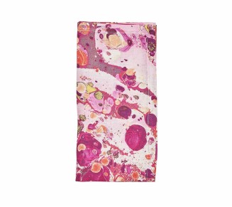 Slick Napkin in White, Pink & Orange, Set of 4