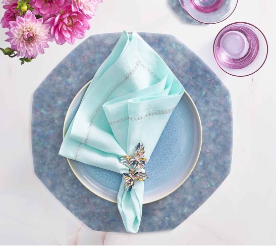 Classic Napkin in Seafoam, Set of 4