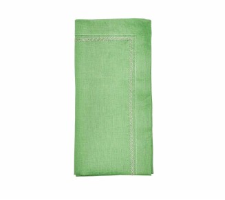 Classic Napkin in Green, Set of 4