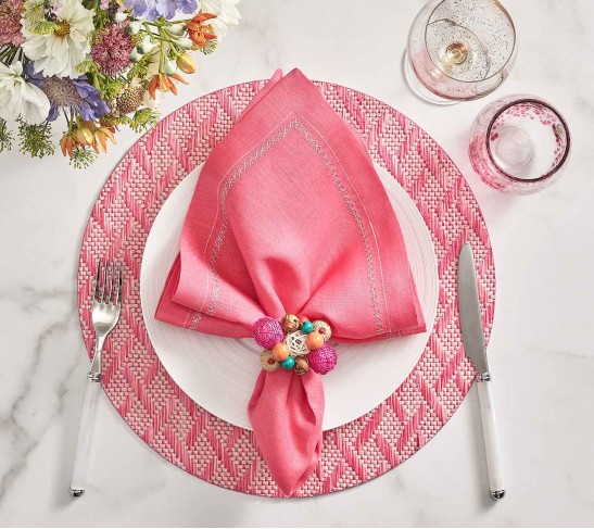 Classic Napkin in Pink, Set of 4