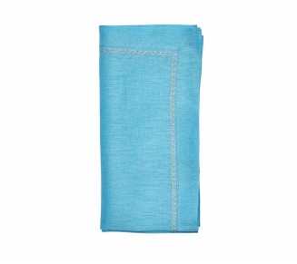 Classic Napkin in Turquoise, Set of 4
