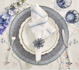 Bevel Placemat in Periwinkle, Set of 4