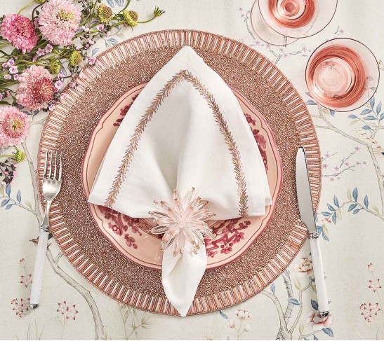 Bevel Placemat in Blush, Set of 4