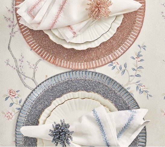 Bevel Placemat in Blush, Set of 4
