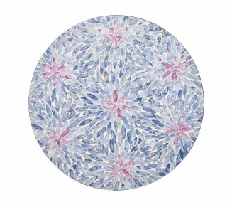 Flora Placemat in Lilac & Periwinkle, Set of 4