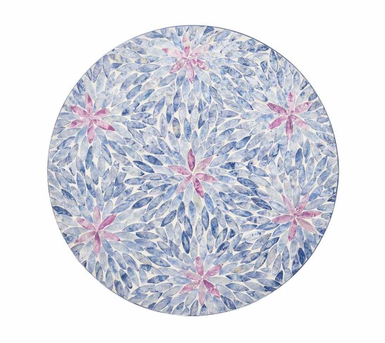 Flora Placemat in Lilac & Periwinkle, Set of 4
