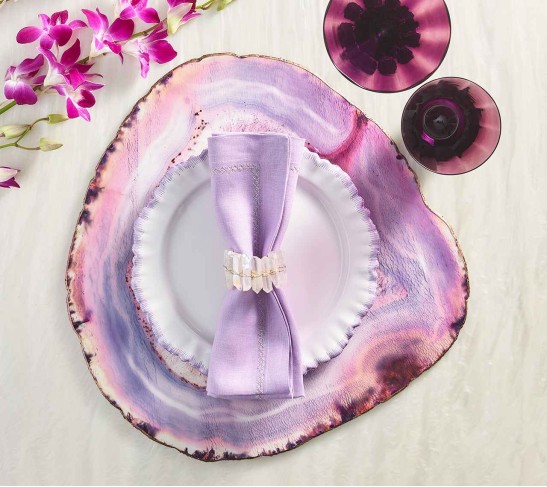 Amethyst Placemat in Amethyst, Set of 4
