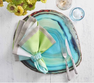 Azure Placemat in Turquoise, Set of 4