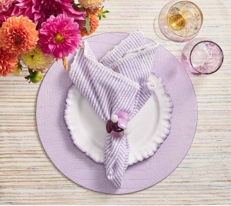 Croco Placemat in Lilac, Set of 4